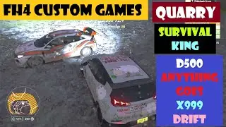 Custom Games at the Quarry- with banter - Forza Horizon 4 Playground Games