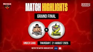 Pro Panja League Match Highlights I Rothak Rowdies VS Kiraak Hyderabad | Under Card I Grand Final l