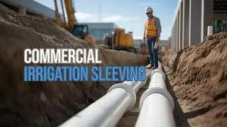 Installing Irrigation Sleeves On A Commercial Job | Before or After Concrete?