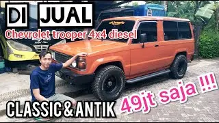 DI JUAL CHEVROLET TROOPER DIESEL 4x4 TAHUN 1987 HARGA 49JT || MOBIL BEKAS KEBUMEN