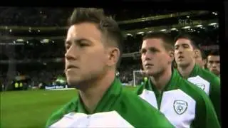 Clew Bay Pipe Band at Aviva Stadium 2012