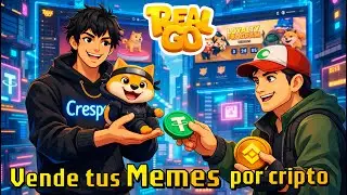 REAL GO LANZA SU MARKETPLACE 🏪 VENDE LAS CRIATURAS MEMES QUE CAPTURES POR USDT 💵 Y BNB 🪙 || WEB3 🎮