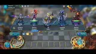 chess rush - demons and humans combo - classic solo game