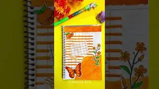 🧡 Orange Journal 🧡 | MY FIRST JOURNAL 🍊| ORANGE JOURNAL with me #shorts #youtubeshorts #journal