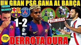 DERROTA DURA del BAR&Ccedil;A 1-2 ante un GRAN PSG que FUE MEJOR... GOLPE de REALIDAD - Las POL&Eacute;MICAS