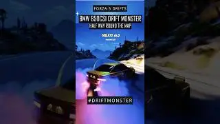 Forza Drift Monster BMW 850CSi on Tour spitting flames like Smaug from it's 1437HP V12