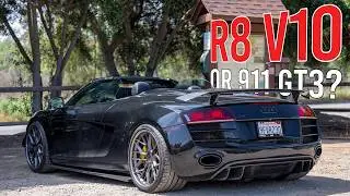 Audi R8 V10 Spyder 2011 года | Суперкар с механической коробкой передач или Porsche 911 GT3?