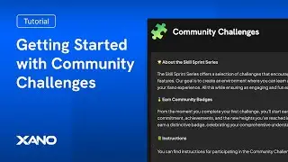 Getting Started with Community Challenges