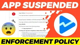 APP SUSPEND😭 ENFORCEMENT PROCESS POLICY GOOGLE PLAY CONSOLE
