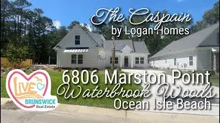 The Caspian by Logan Homes in Waterbrook Woods 🤩 Ocean Ridge 🌊Ocean Isle Beach