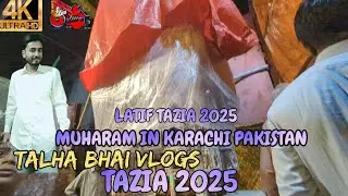 4k LATIF TAZIA 2025 USMANABAD TAZIA GOOGLE PIXEL 7PRO CAMERA ZOOM #muharram #vlog #2025