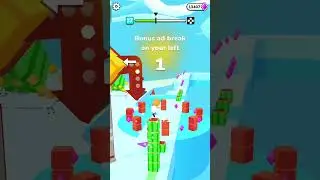 Cube surfing 🧊 gameplay #gaming#shorts