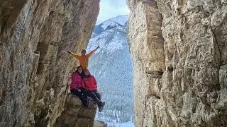 Hiking - Canyon Creek Ice Cave, Kananaskis Country (5 Jan 2025)