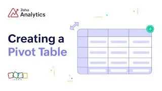 Creating Pivot Tables in Zoho Analytics