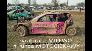 Wrak Race Milewo 3 runda MOTOCIEKAWY 2023 najlepsze akcje