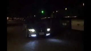 My BMW E92 with 7000k angle ring light and 8000k led