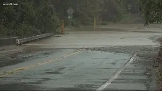 Heavy rain brings flooding and road closures to the DMV