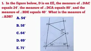 Geometry Angle Puzzle | Find &ang;ADB Using Smart Triangle Tricks | Brain Teaser for Competitive Exams