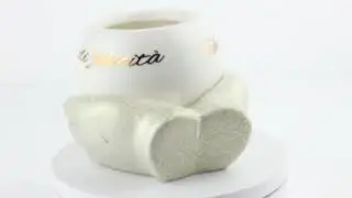 Bomboniera Matrimonio Portapiante con Globo su Due Mani 🌍🌿 | Vasetto Elegante e Simbolico