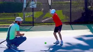 Tennis Forehand Drill For Kids: USTA Net Generation