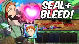 ULTRA TOXIC VALENTINE'S KING TEAM!! BLEEDING THEM TO DEATH! | Seven Deadly Sins: Grand Cross