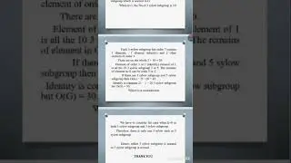 Problem under Sylow theorem