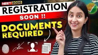 List of Documents Required for NEET 2026 Registration🔥 #neet #neet2026 #update #exam #study