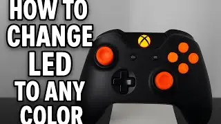 How to change xbox one power button LED and buttons 