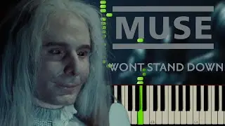 Muse - Won't Stand Down (Piano Tutorial + Sheet Music + MIDI)