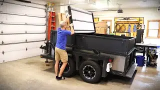 Customized Utility Trailer Modification - DIY Trailer Top (Aluminum)