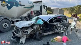 230 SHOCKING Car Crashes Moments Compilation 2025: Idiots in Cars Caught On Camera