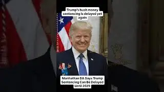 Manhattan DA Says Trump Sentencing Can Be Delayed Until 2029 Trump&rsquo;s hush money sentencing is
