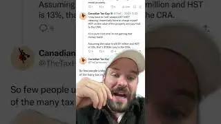 HUGE AIRBNB TAX RISK #canada #airbnb #greenscreen #investing