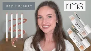 *New* Makeup Try-On | RMS Revitalize Hydra Concealer & Ravie Beauty Lip Liners (in every shade!)