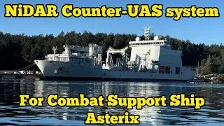Federal Fleet Services installs MARSS NiDAR Counter-UAS system on the Combat Support Ship Asterix