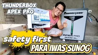 Ganito GAWIN mo para IWAS SUNOG ang INVERTER MO thunderbox apex pro 3000w 2560wh inverter