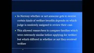 Does Welfare Create Dependency?