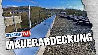 Eine Mauerabdeckung montieren
