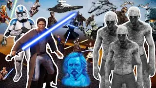 20,000,000 ZOMBIES vs 50,000 JEDI KNIGHTS + 60,000 CLONE TROOPERS | UEBS 2