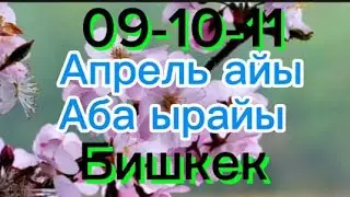 БИШКЕК АБА ЫРАЙЫ 09-10-11 АПРЕЛЬ КУНКУ