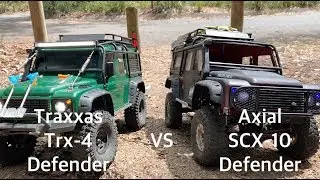 Traxxas TRX4 vs Axial SCX10 | Defender | Weekdays run#24
