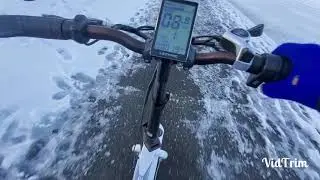 lectric XP |eBike review,2021 test in snow and ice
