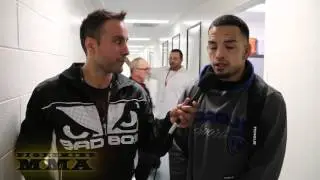 Erick Sanchez post fight interview Bellator 147