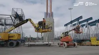 Footscray Road Concrete Column Installation (Full Version)