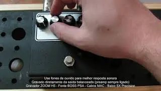 RoundTone Bass Preamp - Trefilio Pedais