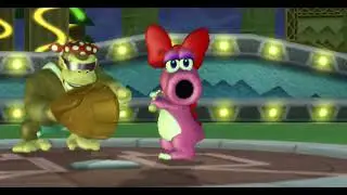Automatic Mario Super Sluggers Birdo VS Yoshi in Nighttime Yoshi Park