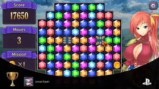 Pretty Girls Pop Match Joined Sarah Trophy PlayStation 5 PS5 Guide Game Waifu Anime puzzle