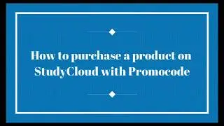 Safe and Free learning with StudyCloud (using promocode).