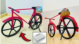DIY PAPER BICYCLE // DIY Home Decoration Idea // DIY Room Decor Idea // Decoration Hacks