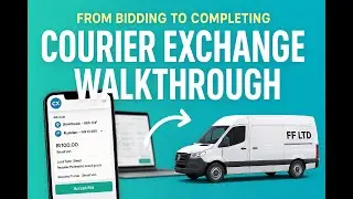 From bidding to completing- A walk through of the Courier Exchange